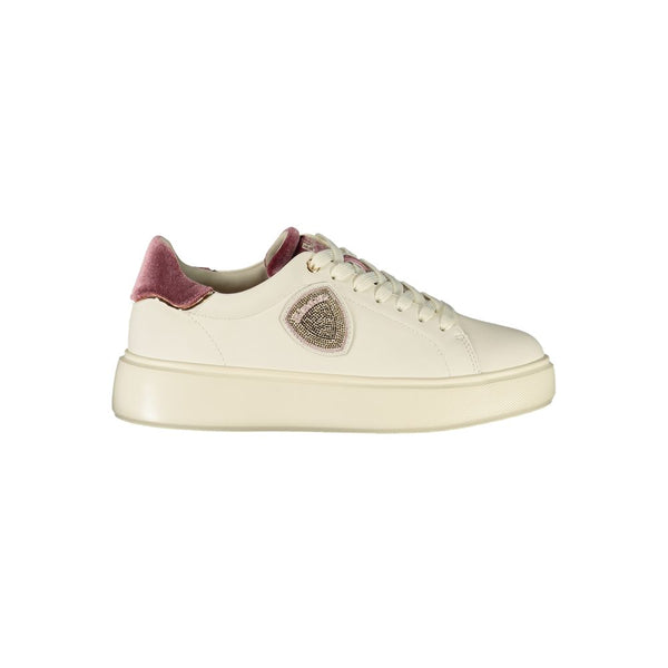 Weißes Leder Damen Sneaker
