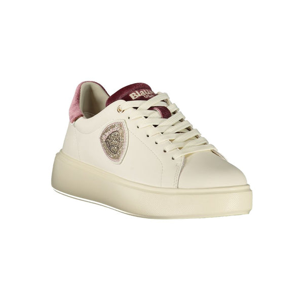 Weißes Leder Damen Sneaker