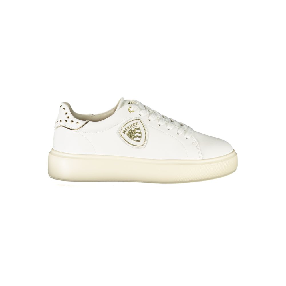 Weißes Leder Damen Sneaker
