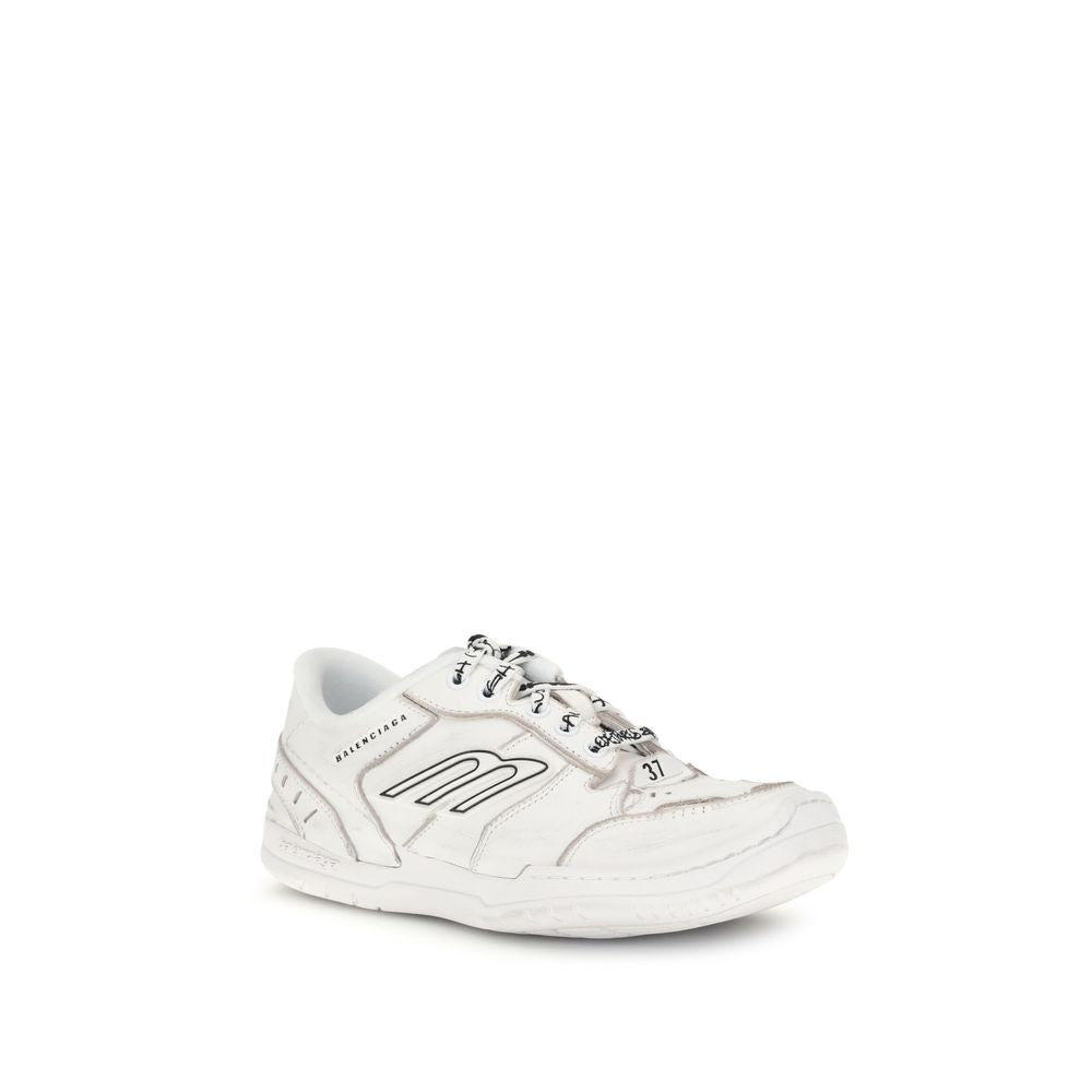 Weiße Kalbshaut Bos Taurus Sneaker