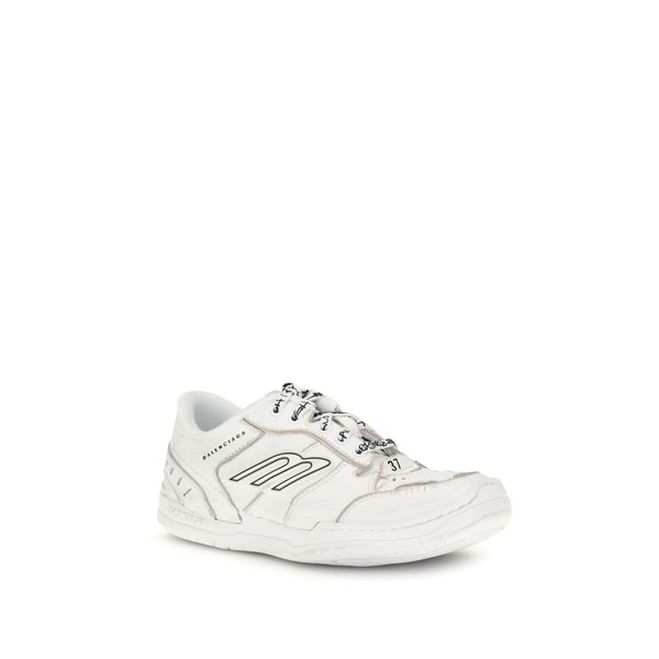 Weiße Kalbshaut Bos Taurus Sneaker