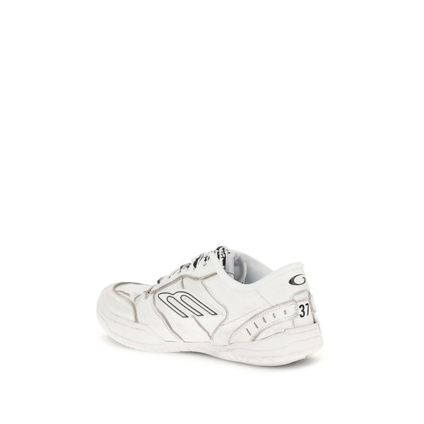 Weiße Kalbshaut Bos Taurus Sneaker