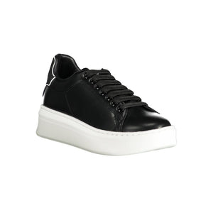 Schwarzer Polyethylen-Sneaker