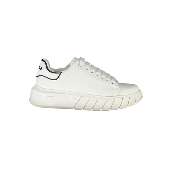 Weißer Polyester-Sneaker