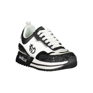 Schwarzer Polyester-Sneaker