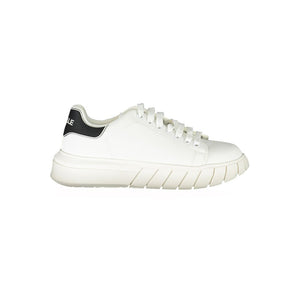 Weiße Polyester-Sneaker