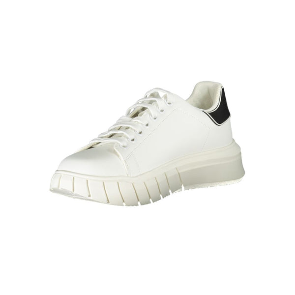 Weiße Polyester-Sneaker