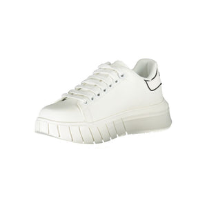 Weißer Polyester-Sneaker