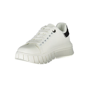 Weißer Sneaker aus Polyester