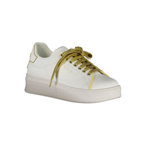 Weißer Polyethylen-Sneaker