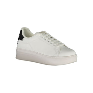 Weißer Sneaker aus Polyethylen