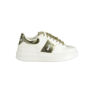 Weißer Polyethylen-Sneaker