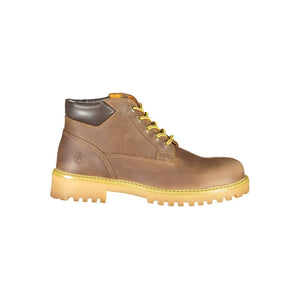 Brauner Polyester-Sneaker