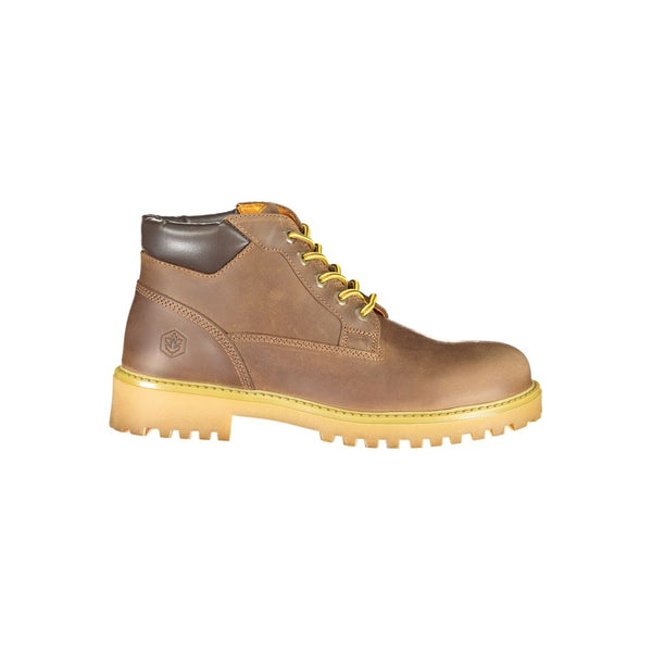 Brauner Polyester-Sneaker