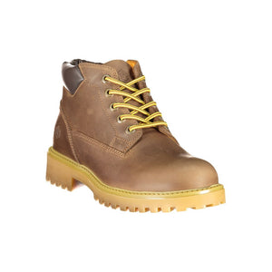 Brauner Polyester-Sneaker