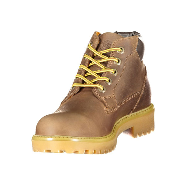 Brauner Polyester-Sneaker