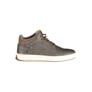 Brauner Polyester-Sneaker