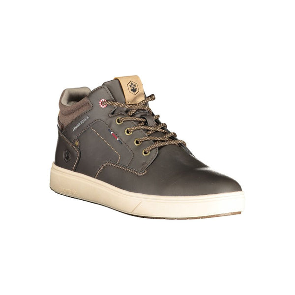 Brauner Polyester-Sneaker