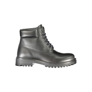 Schwarzer Polyester-Sneaker