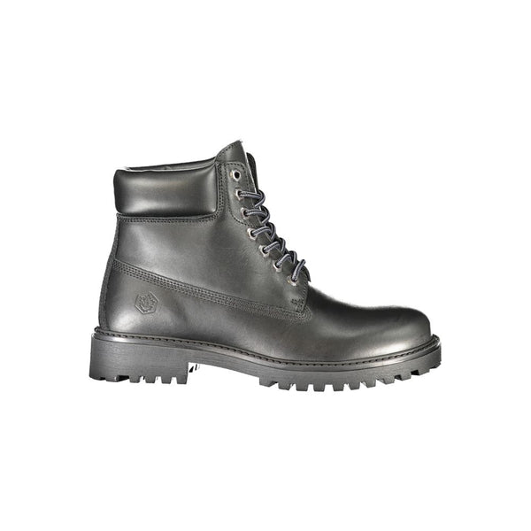 Schwarzer Polyester-Sneaker