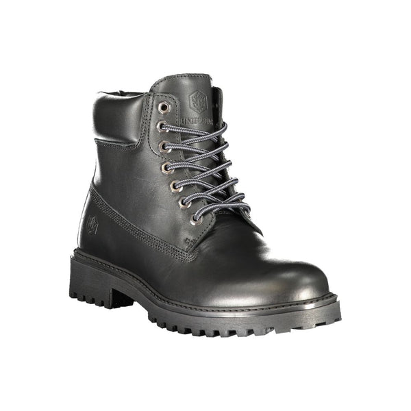Schwarzer Polyester-Sneaker