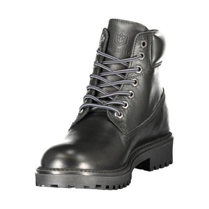 Schwarzer Polyester-Sneaker