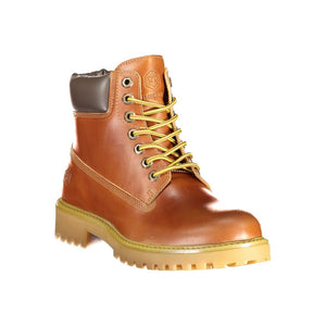 Brauner Polyester-Sneaker