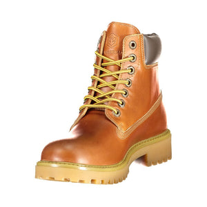 Brauner Polyester-Sneaker
