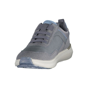 Blauer Polyester-Sneaker