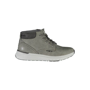 Graue Polyester-Sneaker