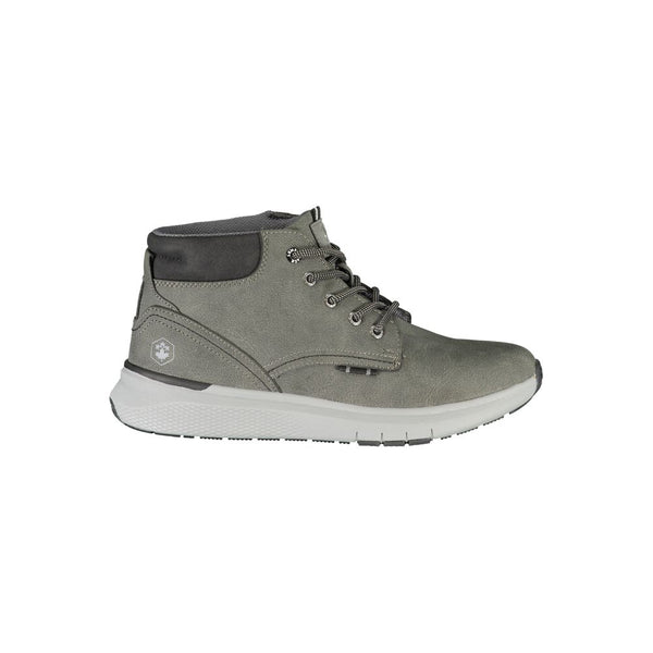 Graue Polyester-Sneaker