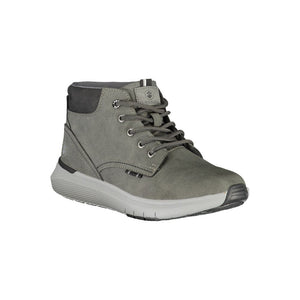 Graue Polyester-Sneaker