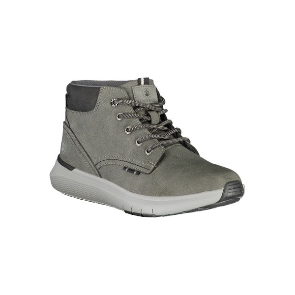 Graue Polyester-Sneaker