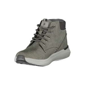 Graue Polyester-Sneaker