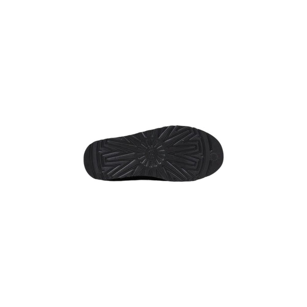 Schwarze Wildleder-Clogs