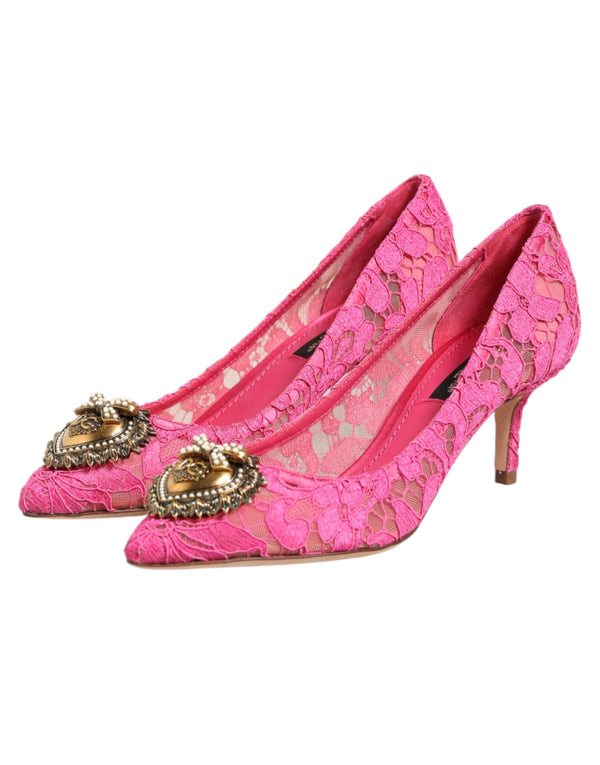 Rosa Taormina Spitze DEVOTION Pumps