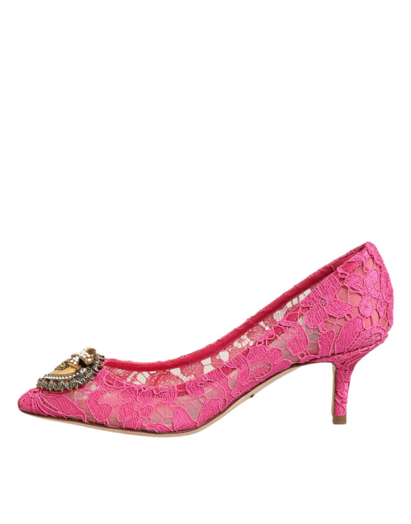 Rosa Taormina Spitze DEVOTION Pumps