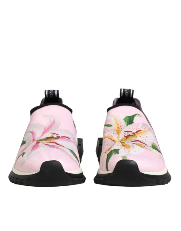 Rosa Sorrento Sneaker mit Blumenmuster