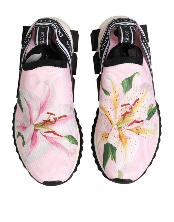 Rosa Sorrento Sneaker mit Blumenmuster