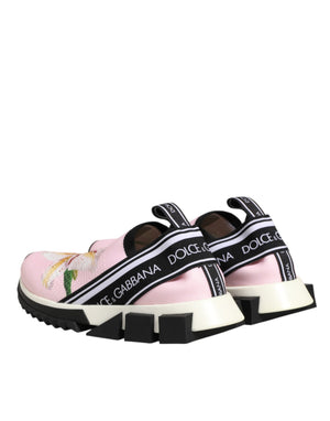Rosa Sorrento Sneaker mit Blumenmuster