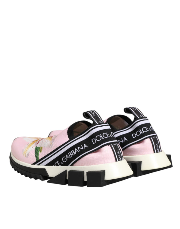 Rosa Sorrento Sneaker mit Blumenmuster