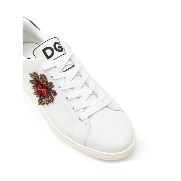 Weiße Sneaker aus Leder