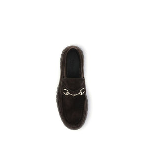 Braune Leder-Stiefeletten
