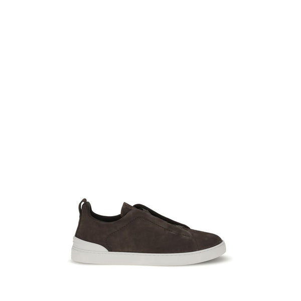 Schwarze Sneakers aus Kalbsleder Bos Taurus