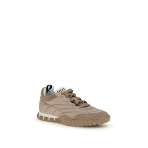 Braune Sneaker aus recyceltem Polyamid