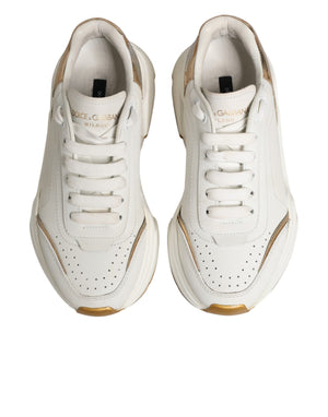 Weiße Gold-Daymaster Sneakers