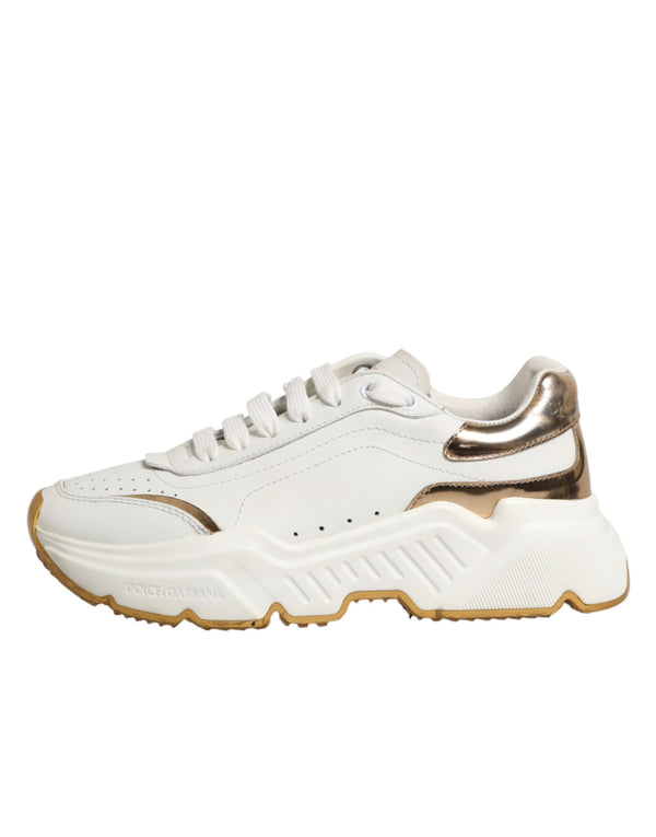 Weiße Gold-Daymaster Sneakers