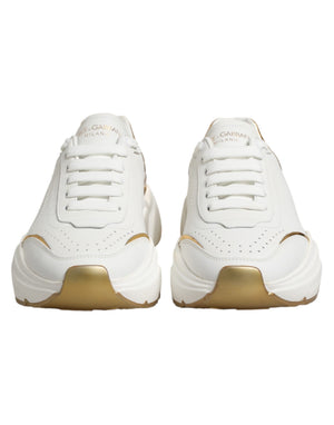 Weiße Gold-Daymaster Sneakers