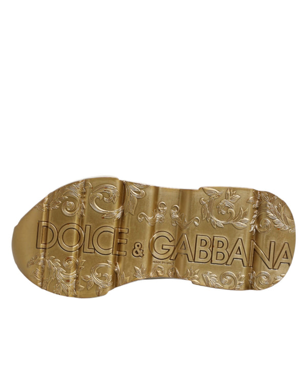 Weiße Gold-Daymaster Sneakers
