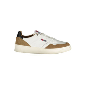 Weißer Polyester-Sneaker für Herren